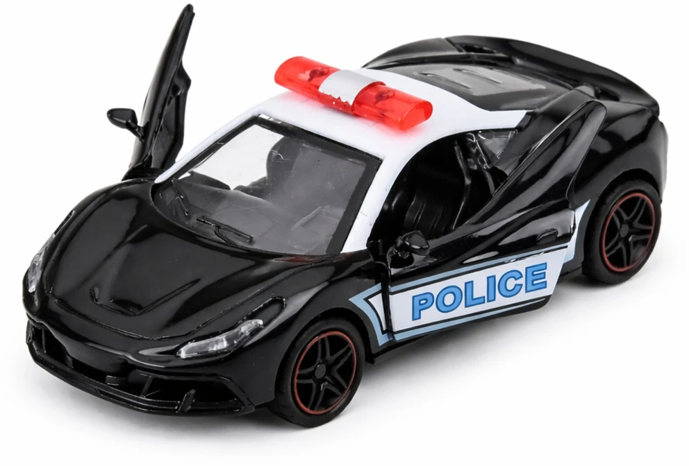Lean Toys Policijos automobilis 1:43