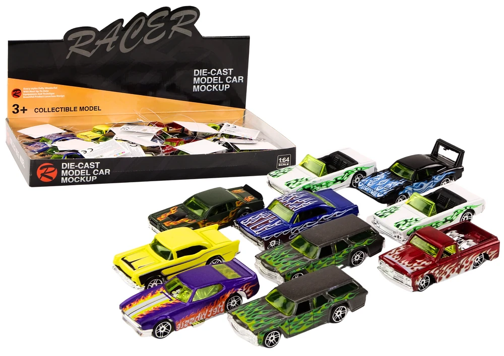 Lean Toys Metalinis lenktyninis automobilis 1:64