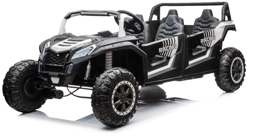 Lean Cars Elektromobilis Buggy A033 4x4 24V, baltas