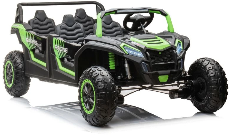 Lean Cars Elektromobilis Buggy A033 4x4 24V, žalias