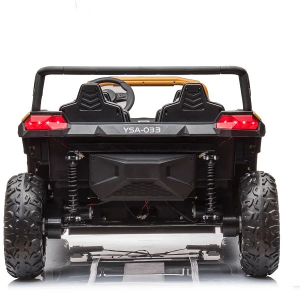Lean Cars Keturvietis vaikiškas elektromobilis Buggy A033, auksinis