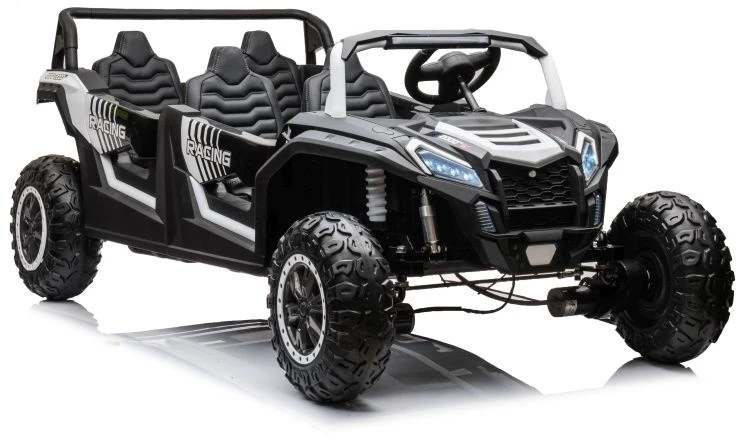 Lean Cars Elektromobilis Buggy A033 4x4 24V, baltas