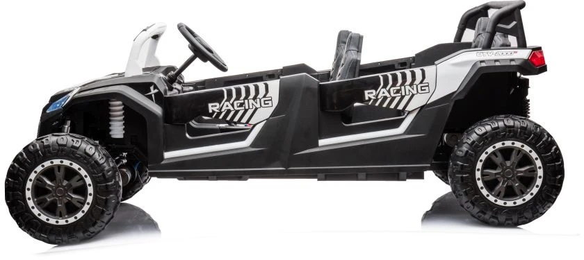 Lean Cars Elektromobilis Buggy A033 4x4 24V, baltas