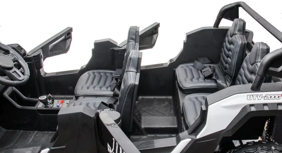 Lean Cars Elektromobilis Buggy A033 4x4 24V, baltas