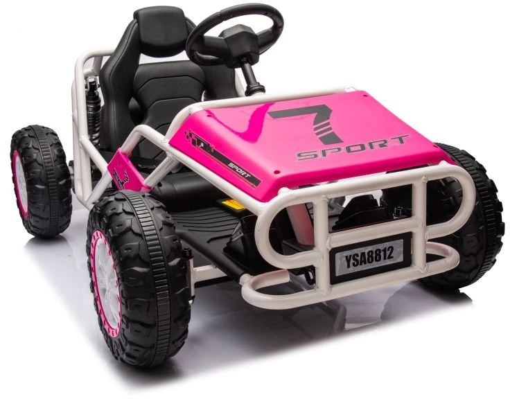Lean Cars Akumuliatorinis Buggy A8812 Rožinis 24V
