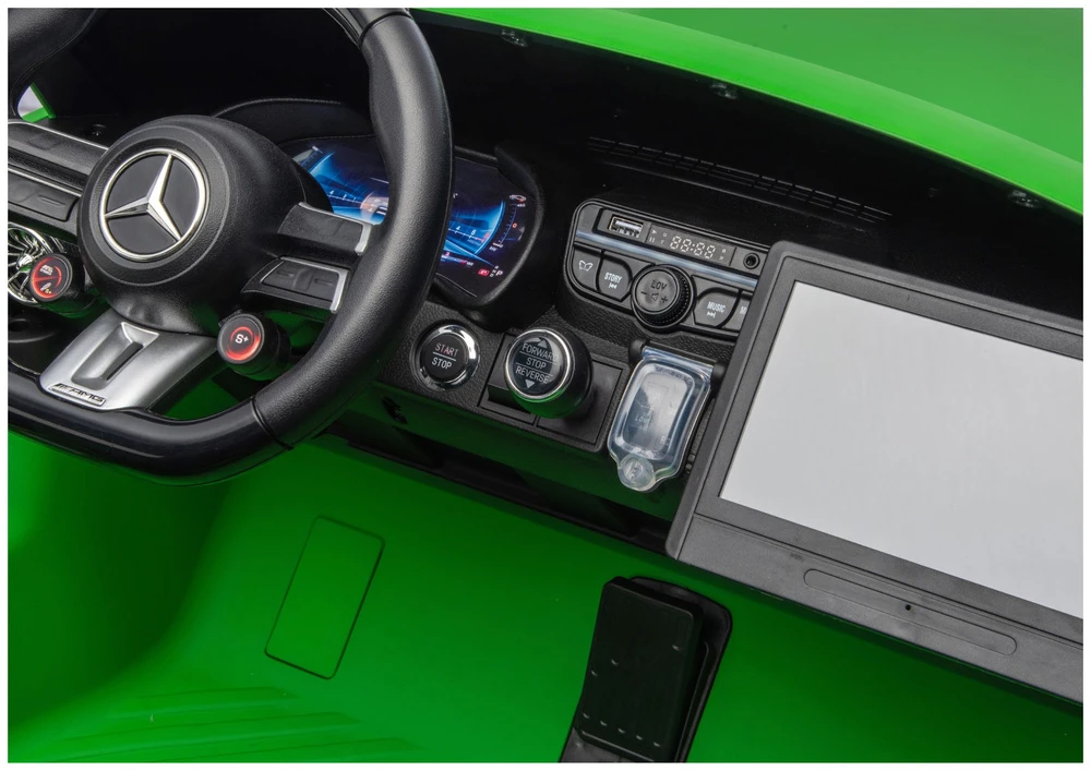 Lean Cars Akumuliatorinis automobilis Mercedes GT63 AMG matinė žalia