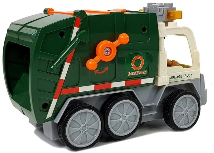 Lean toys Auto R/C šiukšliavežis