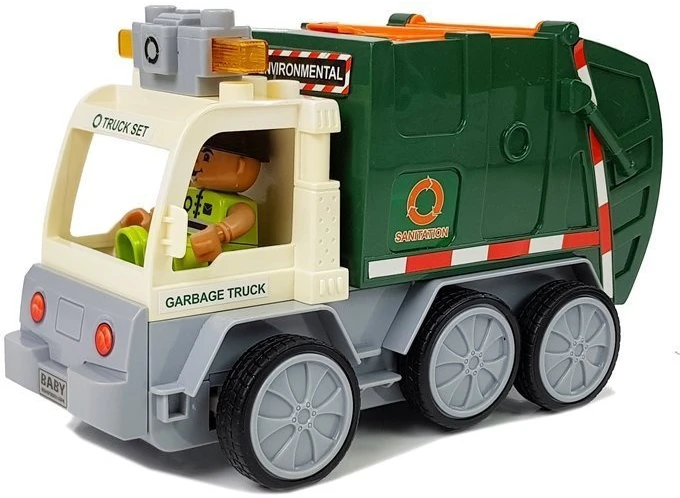 Lean toys Auto R/C šiukšliavežis