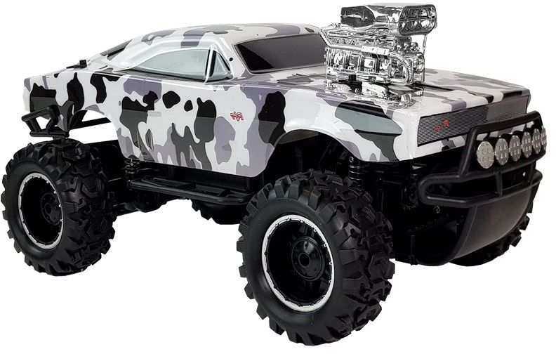 Lean Toys Visureigis 4x4 su nuotolinio valdymo pultu 1:10, kamufliažinis, 6 m.+