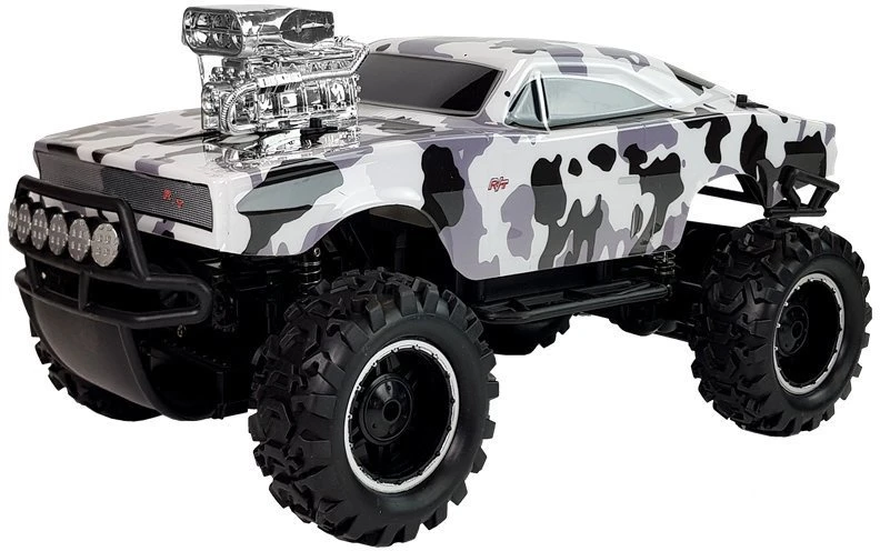Lean Toys Visureigis 4x4 su nuotolinio valdymo pultu 1:10, kamufliažinis, 6 m.+