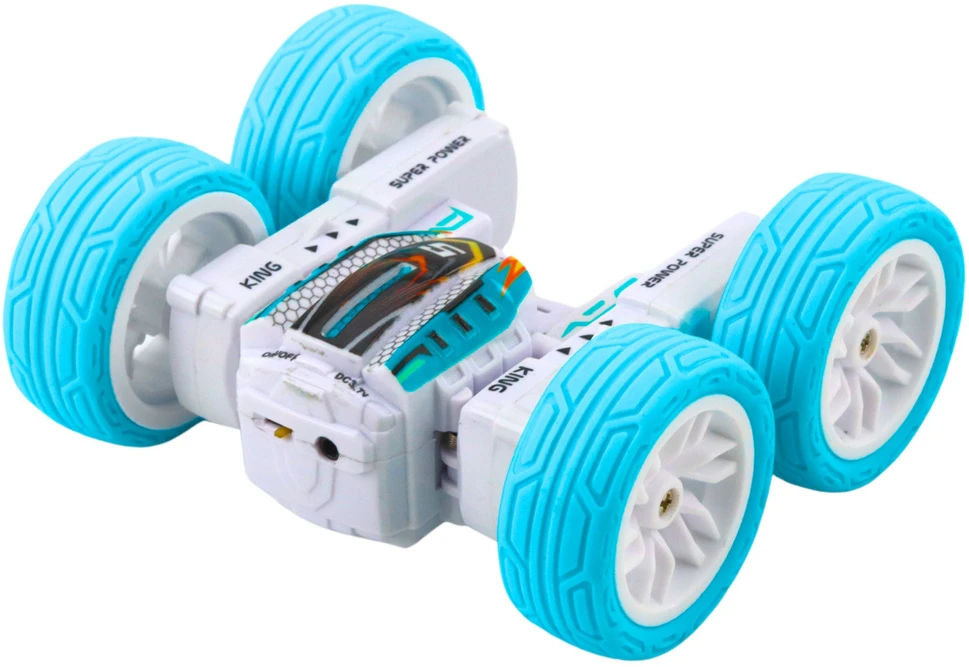 Lean Toys Radijo bangomis valdomas akrobatinis automobilis 1:32 mėlynas