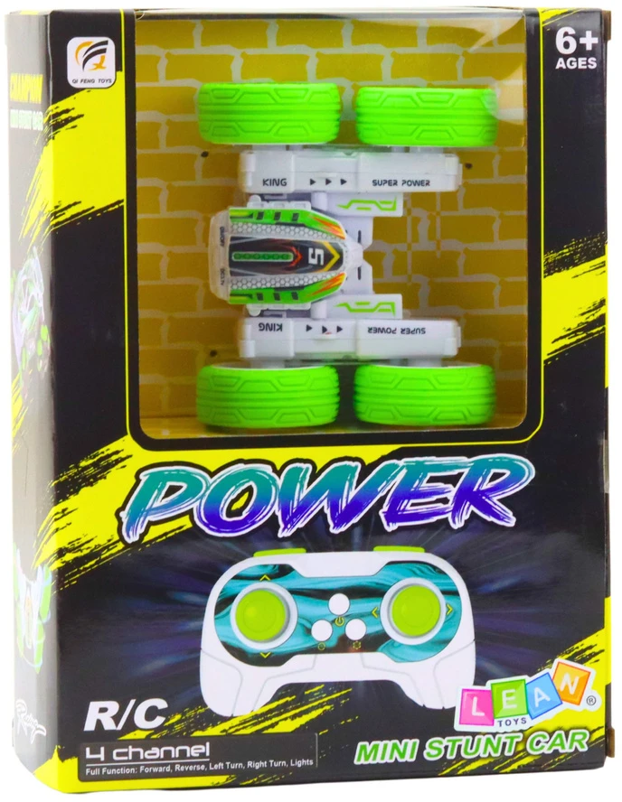 Lean Toys Radijo bangomis valdomas akrobatinis automobilis 1:32