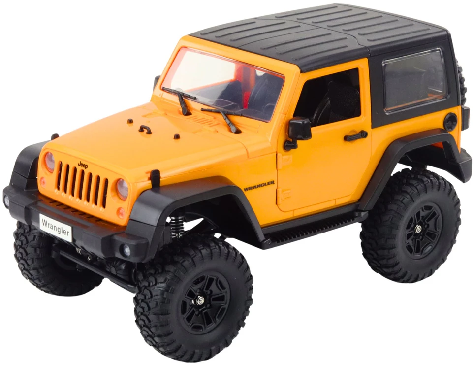 Double E Nuotoliniu būdu valdomas visureigis Jeep Wrangler Rock Crawler 1:14