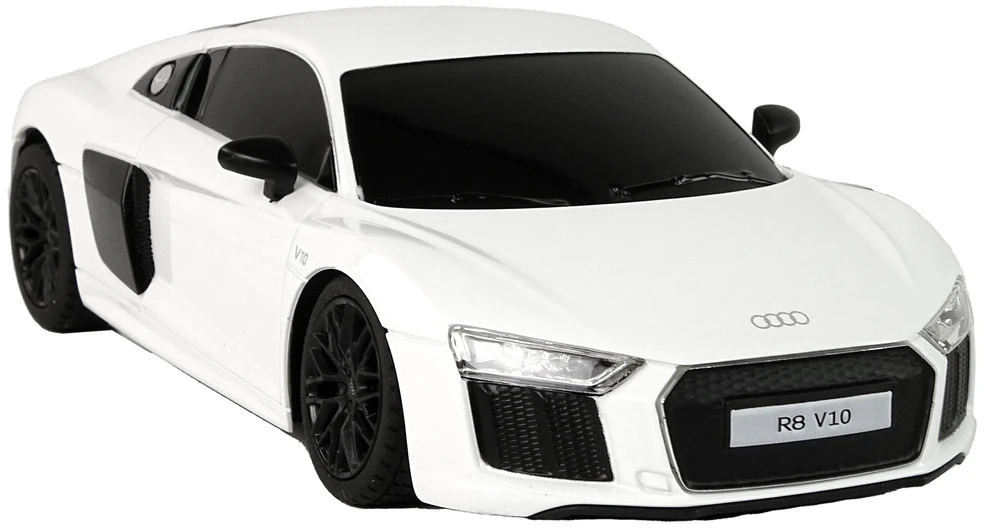 Rastar Radijo bangomis valdomas automobilis Audi R8 1:24, baltas