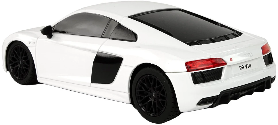 Rastar Radijo bangomis valdomas automobilis Audi R8 1:24, baltas