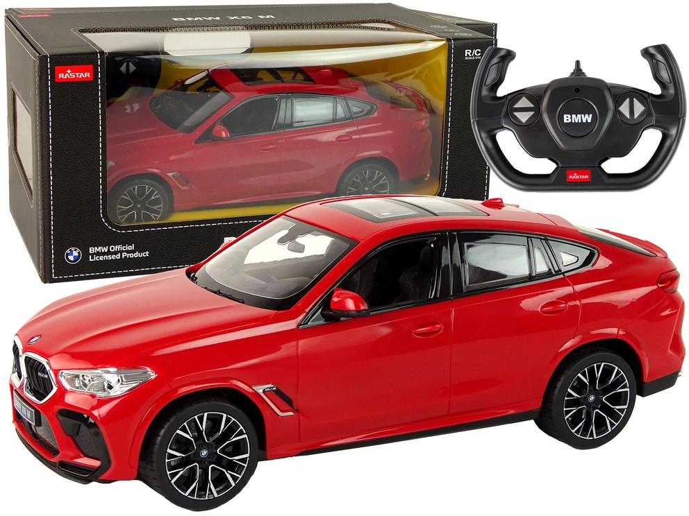 Nuotoliniu būdu valdomas BMW X6 M 1:14 Rastar modelis