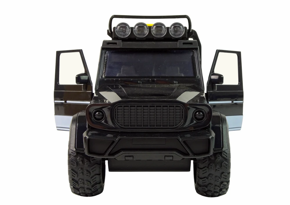 Lean Toys Visureigis žaislinis automobiliukas 1:14 trinties pavara, juodas