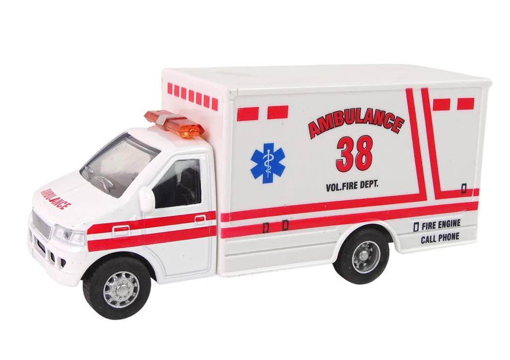 Lean Toys Greitosios pagalbos automobilis