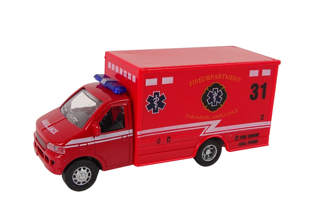 Lean Toys Greitosios pagalbos automobilis