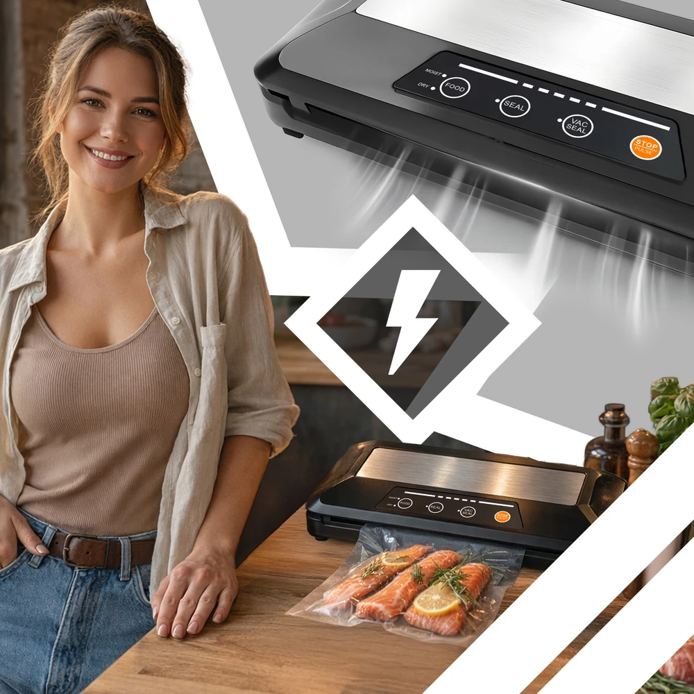 Retoo Vakuuminė pakavimo mašina SealPro, 110W