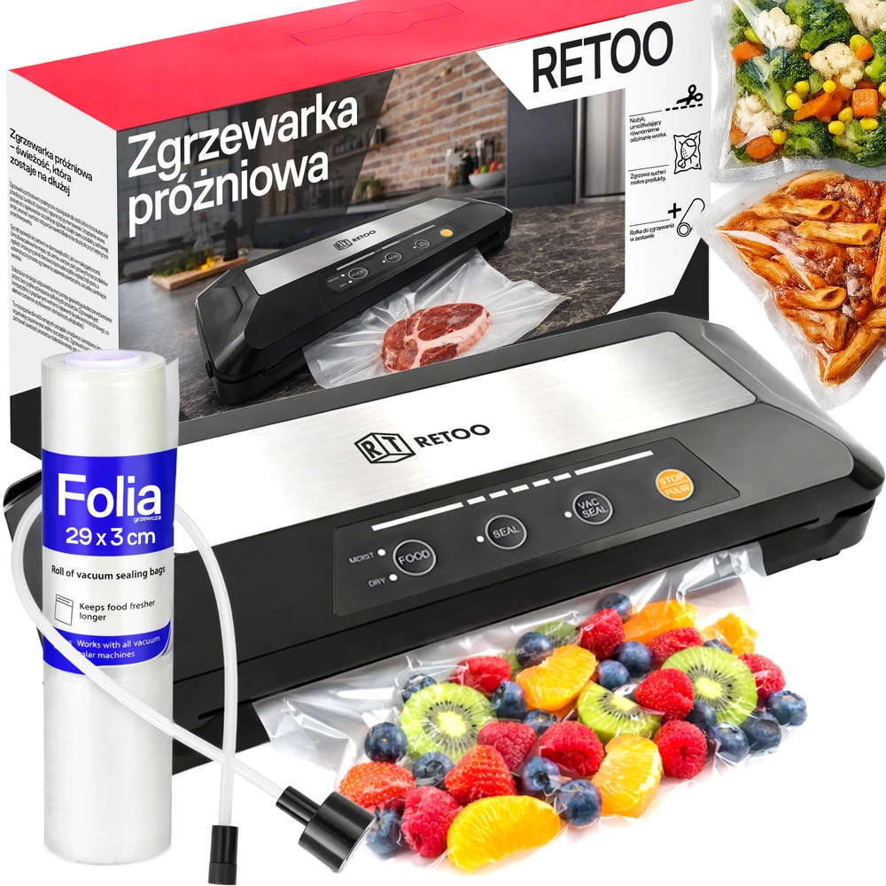 Retoo Vakuuminė pakavimo mašina SealPro, 110W