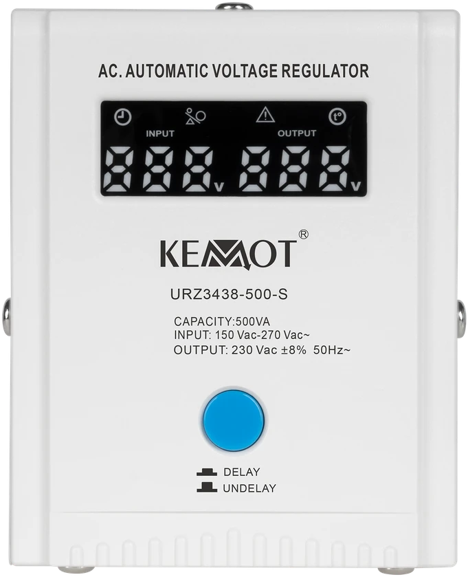 KEMOT SER-500-S automatinis įtampos stabilizatorius, tikslumas 8%