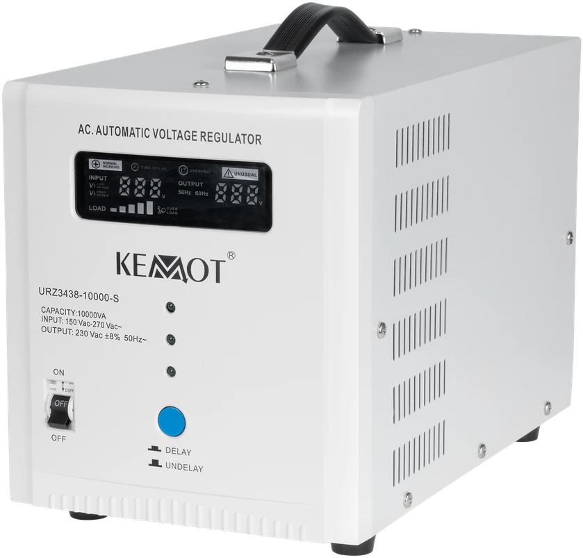 KEMOT SER-10000-S automatinis įtampos stabilizatorius, tikslumas 8%