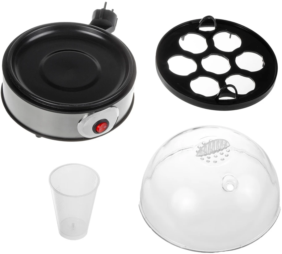 GreenBlue automatinė kiaušinių viryklė, 400 W galia, iki 7 kiaušinių, matavimo puodelis, 220-240V~, 50 Hz, GB572