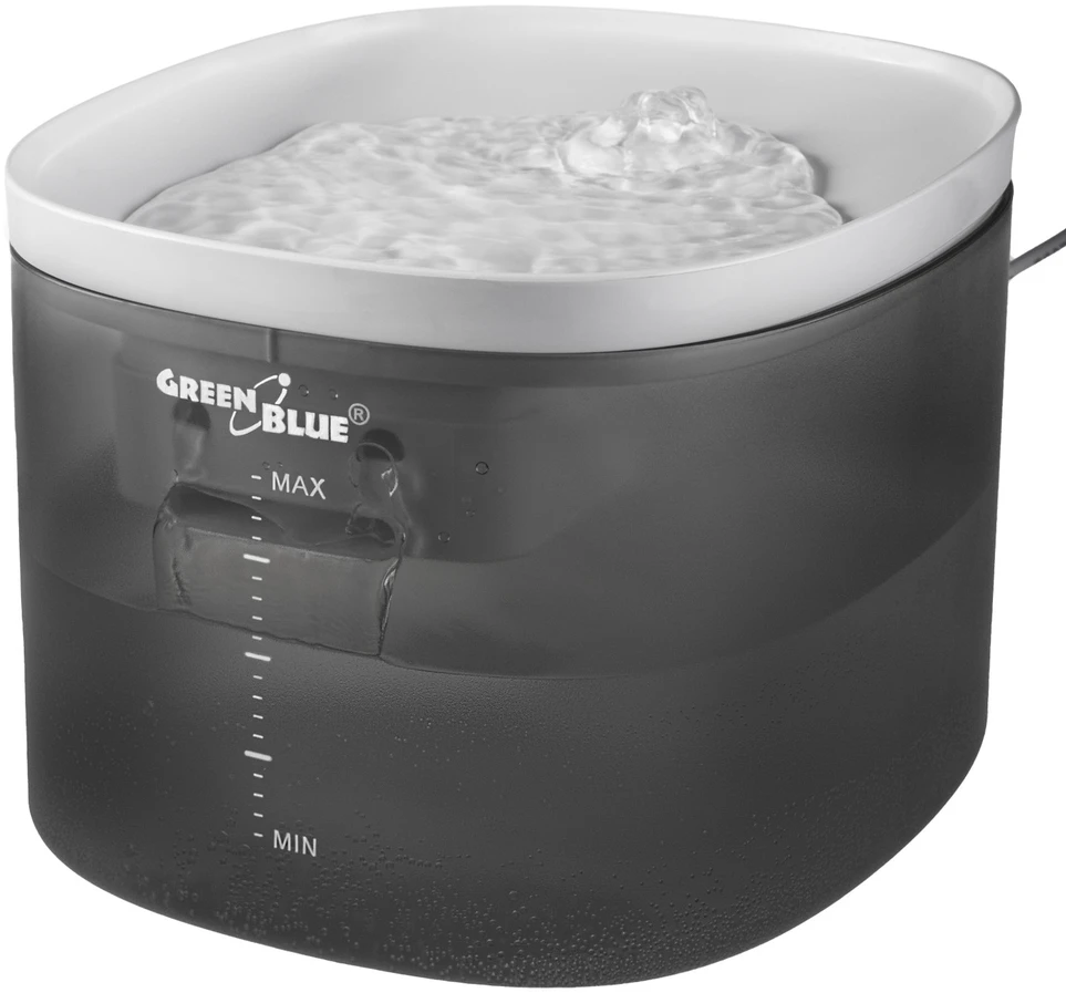 GreenBlue automatinis Vanduo dozatorius / naminių gyvūnėlių girtuoklis, 3L, USB 5V1A, GB392