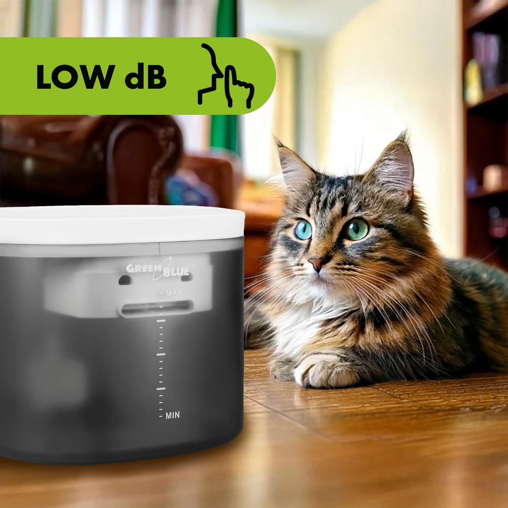 GreenBlue automatinis Vanduo dozatorius / naminių gyvūnėlių girtuoklis, 3L, USB 5V1A, GB392
