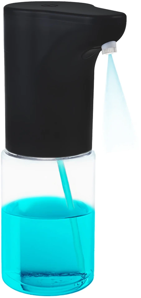 Promedix automatic dispenser, dispenser container for liquid soaps, disinfectant liquids, 300ml, 4xAA, juodas, PR-540 B