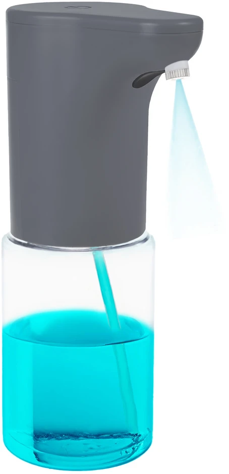 Promedix automatic dispenser, dispenser container for liquid soaps, disinfectant liquids, 300ml, 4xAA, pilkas, PR-540 GR