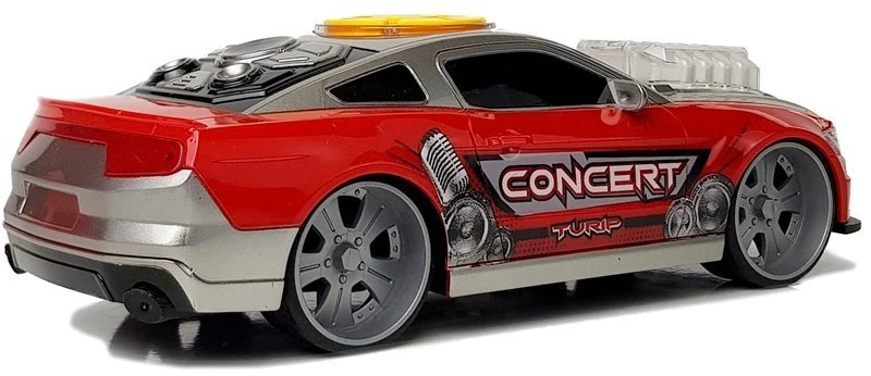 Vaikiškas automobilis su kolonėlėmis ir šviesomis Lean Toys