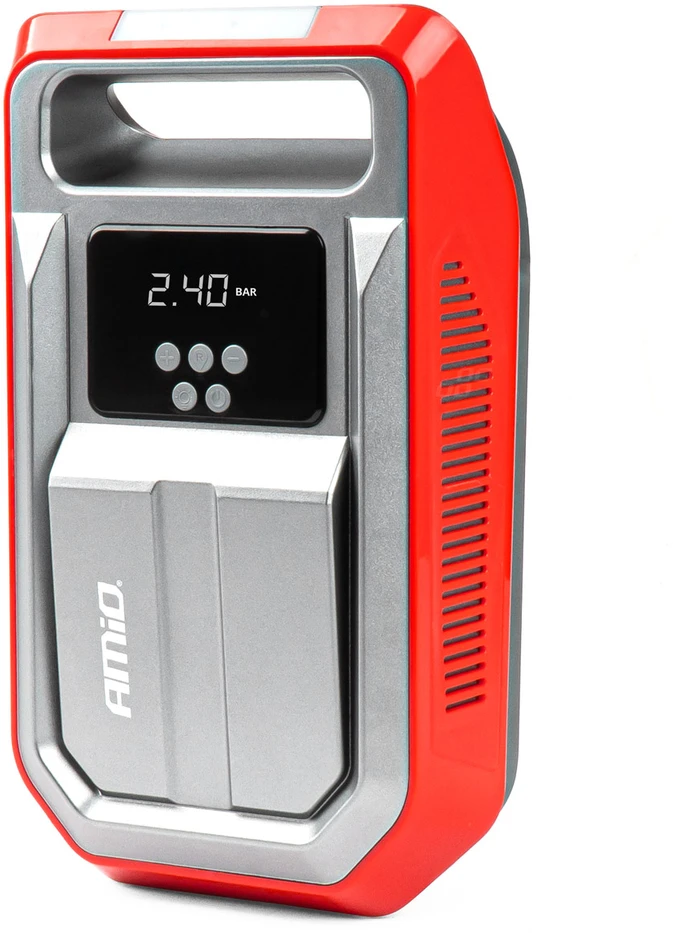 Automobilinis oro kompresorius 12 V, LCD, LED, AMIO-03268