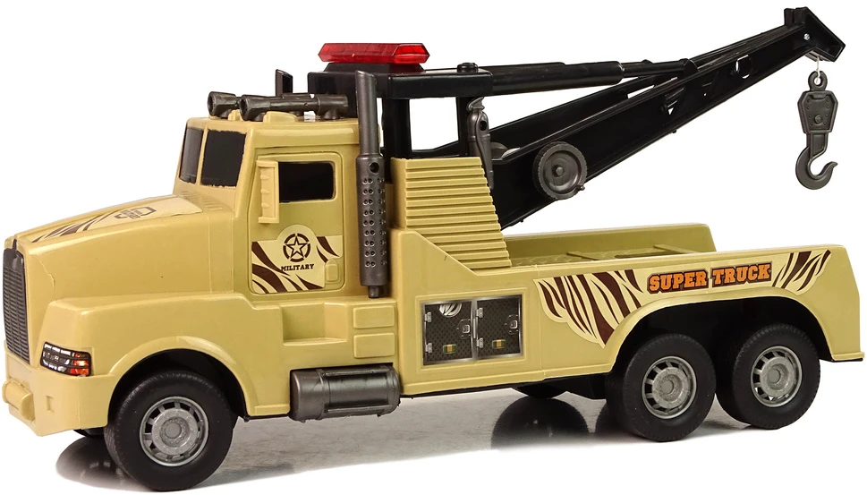 Lean Toys Vaikiškas Automobilis Vilkikas su Kraniniu Kablio Mechanizmu