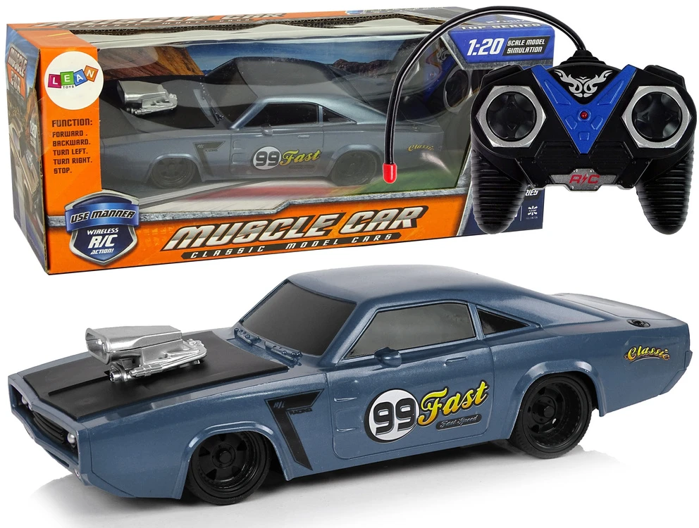Lean Cars Nuotolinio valdymo automobilis 1:20 pilkas