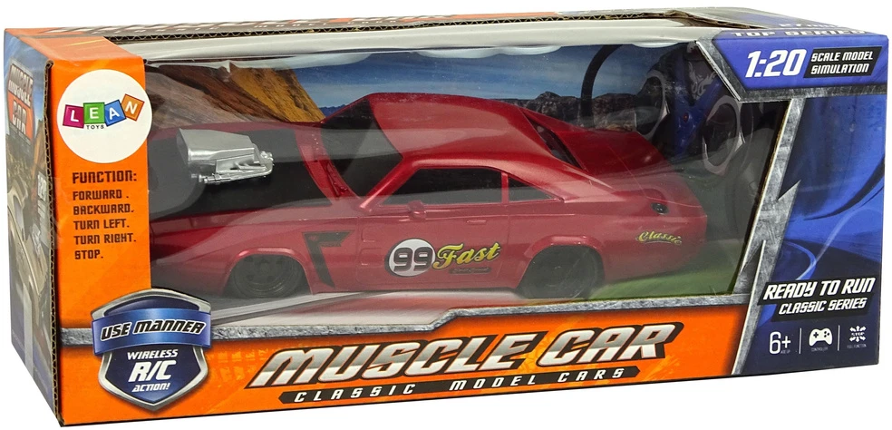 Lean Toys Raudonas R/C sportinis automobilis 1:20