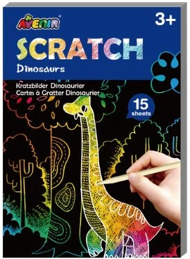 AVENIR Nutrinamų kortelių minirinkinys „Dinozaurai“