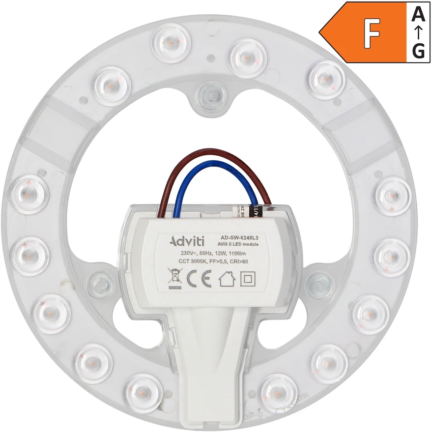 Orno AVIS II LED šviesos diodų panelė 12 W, 1100 lm, 3000 K, ? 137