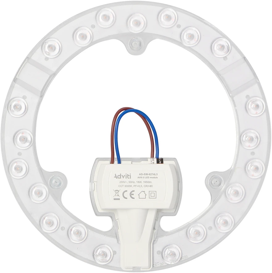 Orno AVIS II LED šviesos diodų panelė 18 W, 1650 lm, 3000 K, ? 176