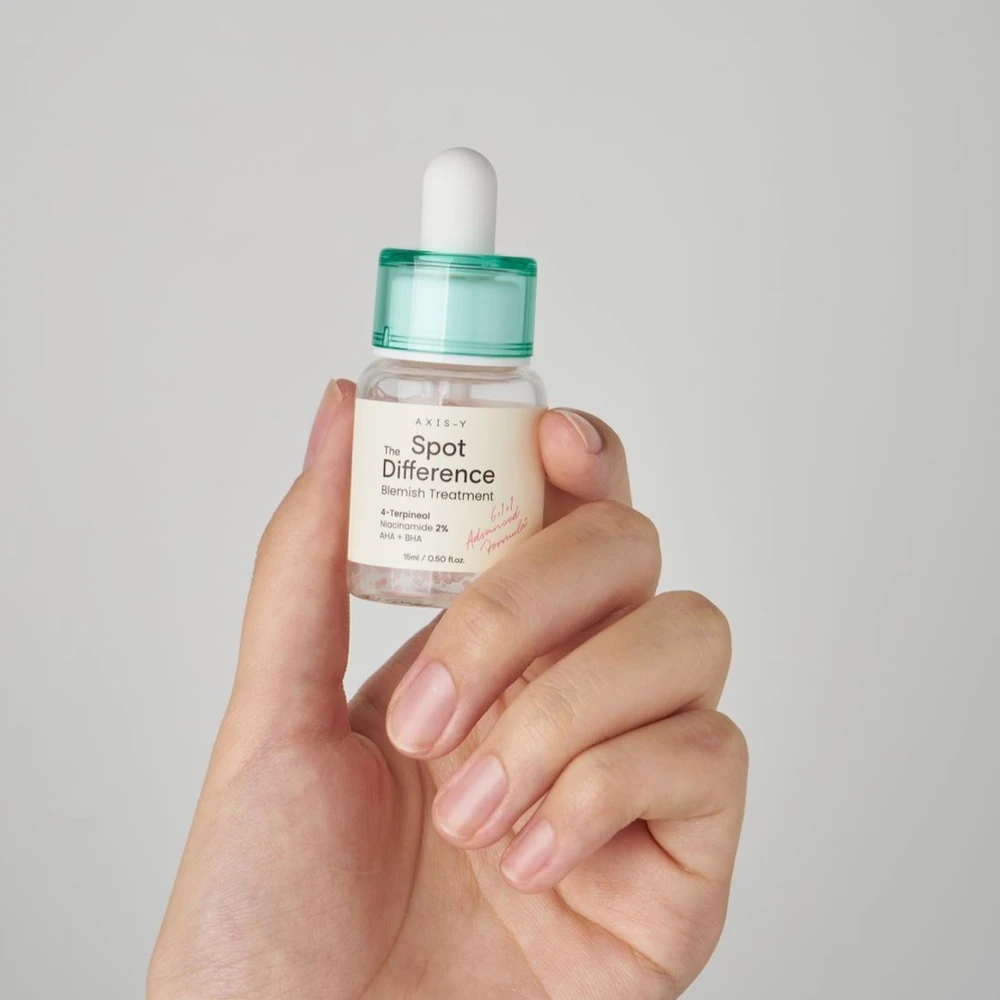 AXIS-Y Spot The Difference Blemish Treatment Vietinio poveikio priemonė nuo aknės jautriai odai, 15 ml