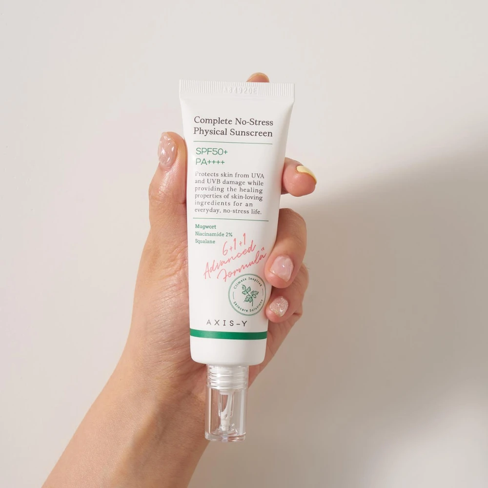 AXIS-Y – visapusiškas fizinis apsauginis kremas nuo saulės be streso – 50 ml