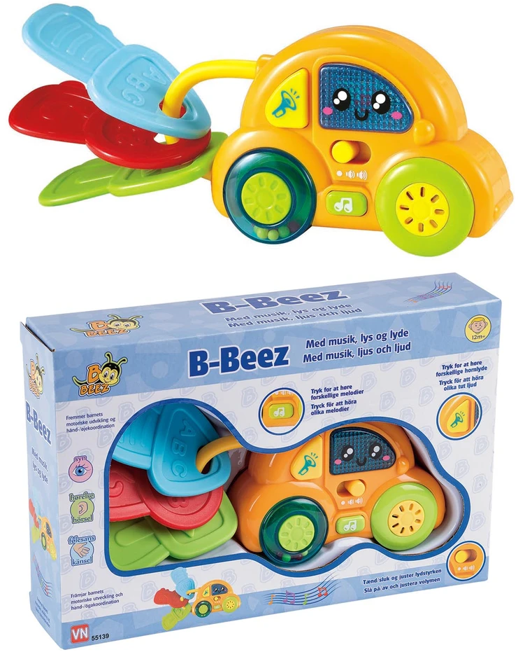B Beez - Automobilis su rakteliais, šviesomis ir garsais (55139)