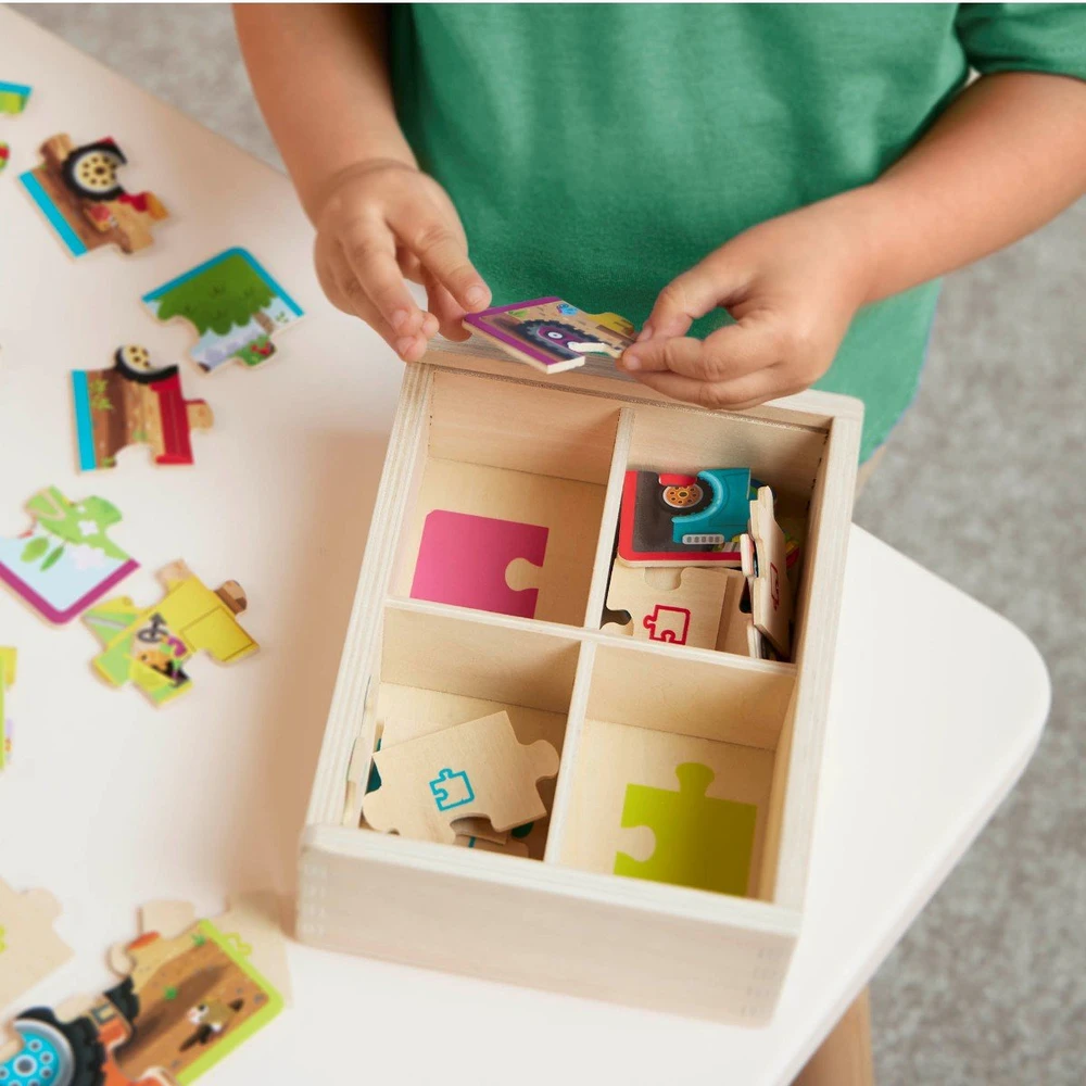 B Toys B Žaislai - B Dėlionės Statybinės Transporto Priemonės (702205)