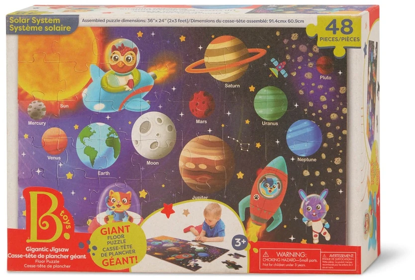 B Toys B Žaislai - B Grindų Dėlionė - Saulės Sistema (702217)