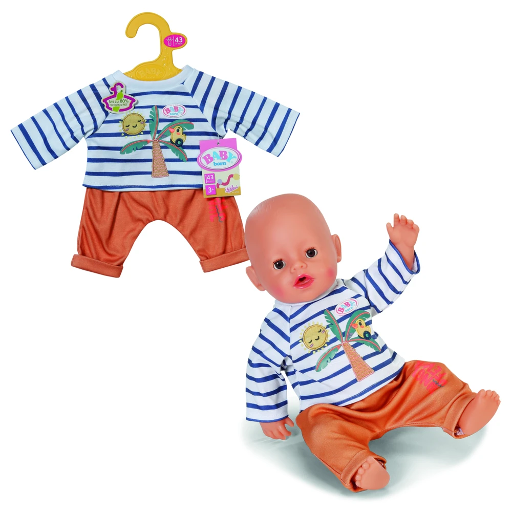 Zapf BABY born - Apranga palmė 43cm (871614)