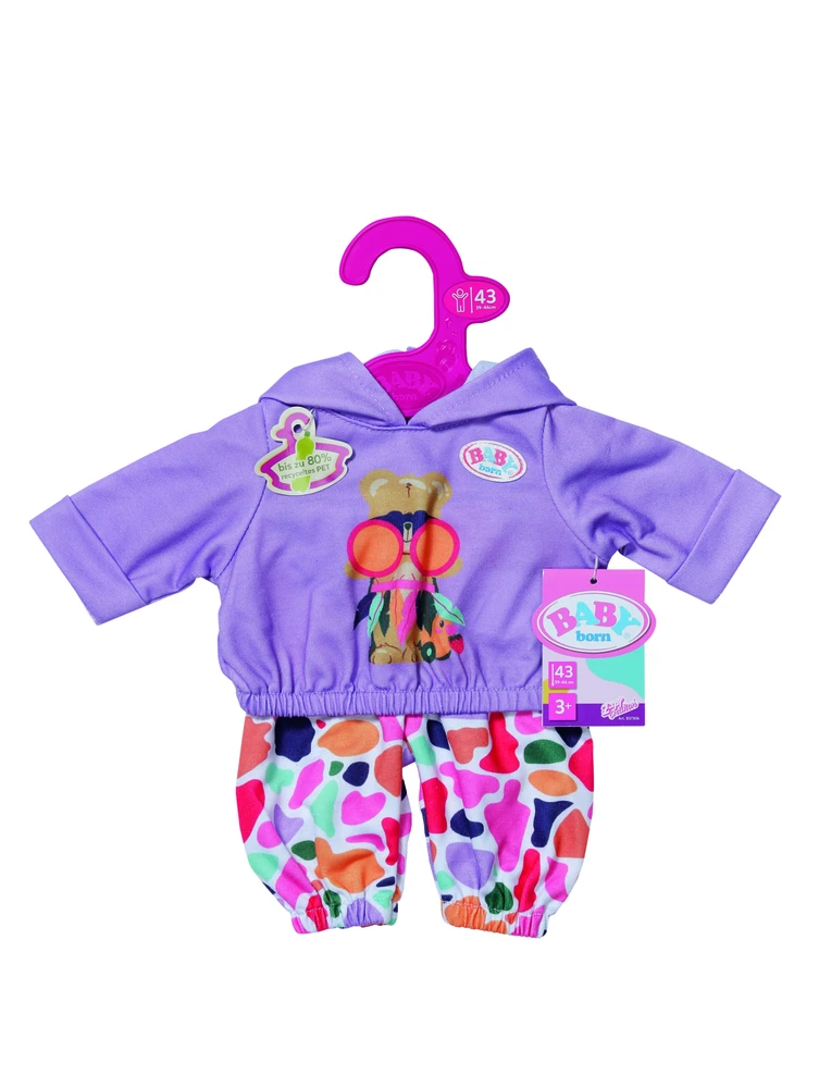 Baby Born sportinis kostiumas su gobtuvu 43 cm