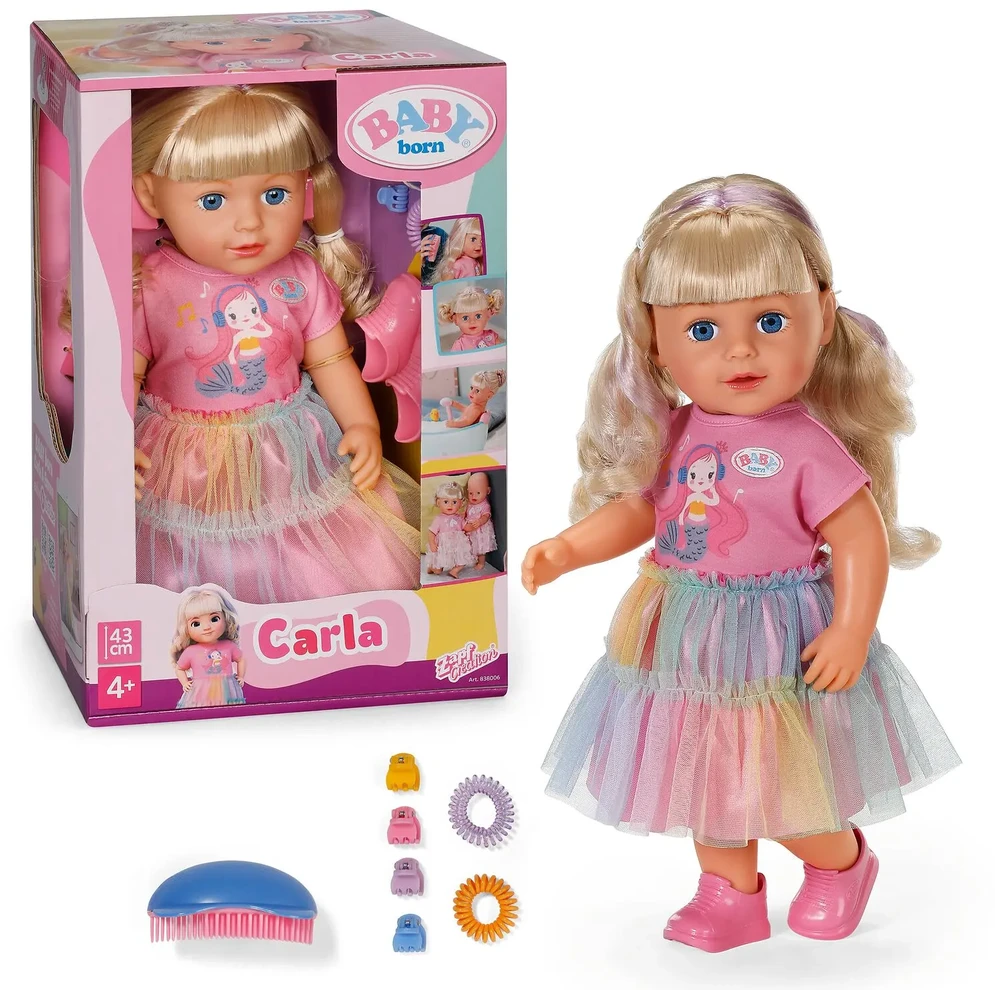 Baby Born MGA Zapf Kūdikis gimęs - Carla 43 cm