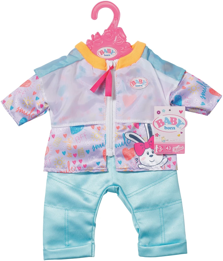 Zapf BABY born - laisvalaikio apranga Aqua 43cm (832622)