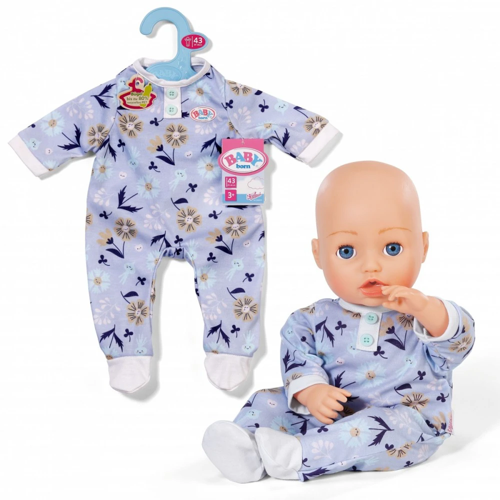 MGA Baby born lėlės kombinezonas mėlynas 43 cm